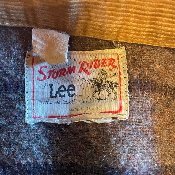RARE Lee Storm Rider Wool Lined Jacket - Picture 8 of 12
